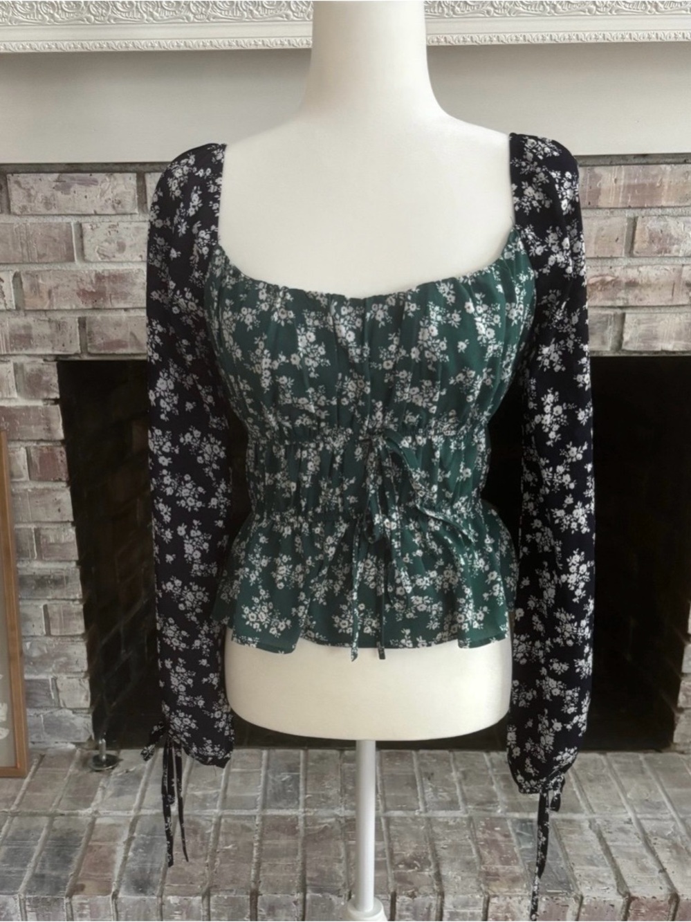 Boohoo Floral Blouse